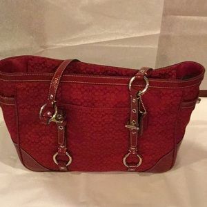 Red Coach purse